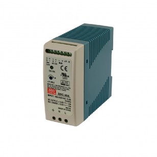 Zasilacz buforowy DRC 13.8VDC/40W/1.9A/1A na szynę DIN