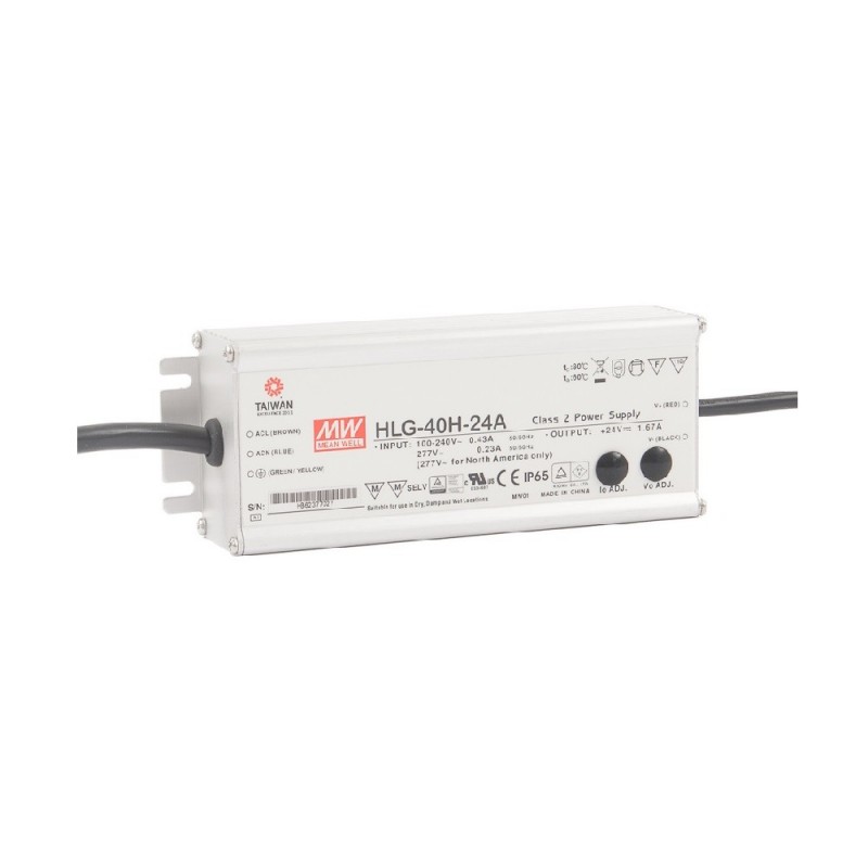 Zasilacz impulsowy HLG 24VDC/40W/1.67A LED