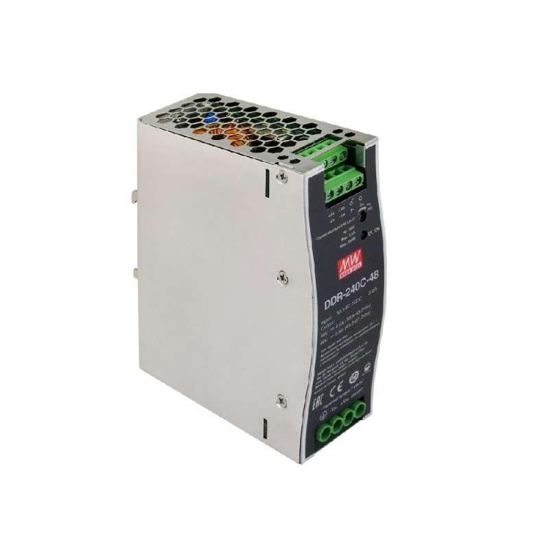 Przetwornica konwerter DDR 48VDC/240W/5A na szynę DIN