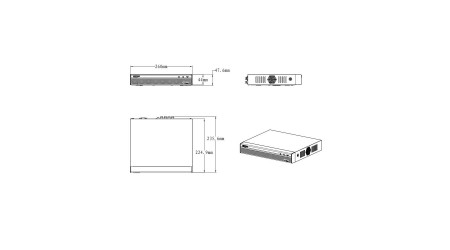 XVR5116HS-S2 Rejestrator analog HD 16 kanałowy 4Mpx lite