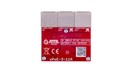 xPoE-3-11A Switch PoE 3 portowy, extender PoE