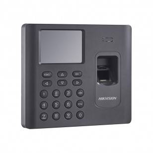 DS-K1A802AMF-B Biometryczny rejestrator czasu pracy z czytnikiem linii papilarnych oraz kart Mifare