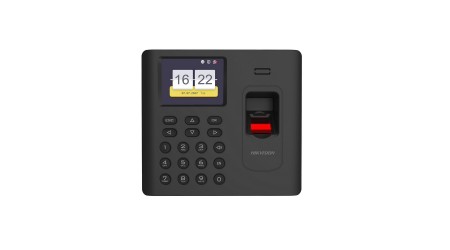 DS-K1A802AEF-B Biometryczny rejestrator czasu pracy z czytnikiem linii papilarnych oraz kart Unique
