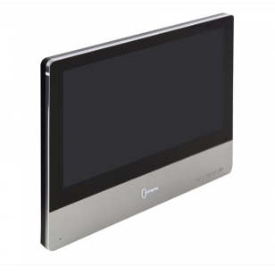 Monitor IP Vidos ONE. Ekran dotykowy 7" LCD IPS, wbudowany moduł Wi-Fi, pamięć zdjęć, multimedialny, aluminium/szkło