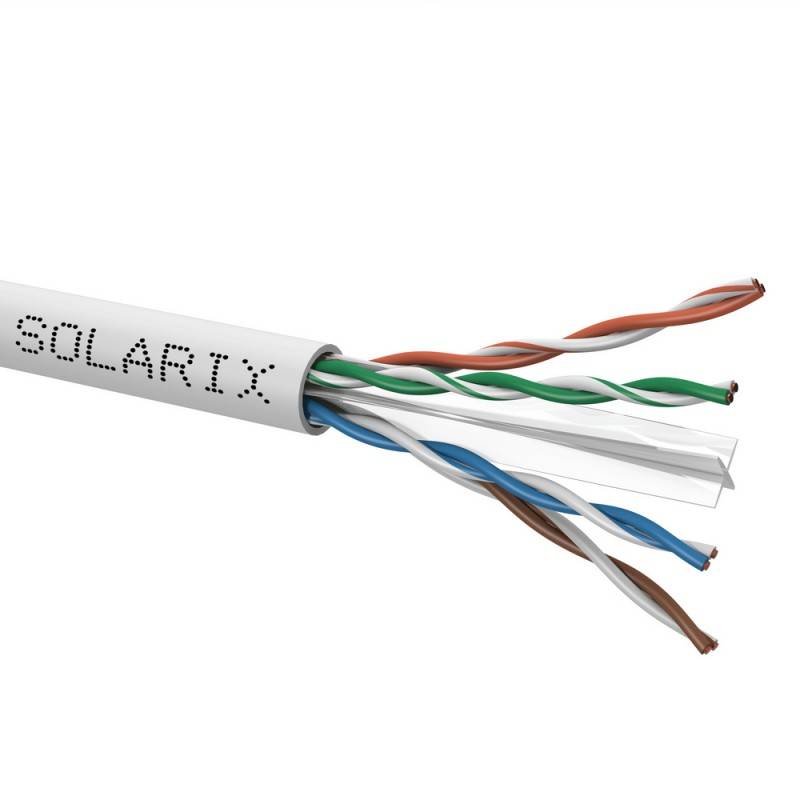 Kabel instalacyjny Solarix CAT6 UTP PVC Eca 500m/szpula