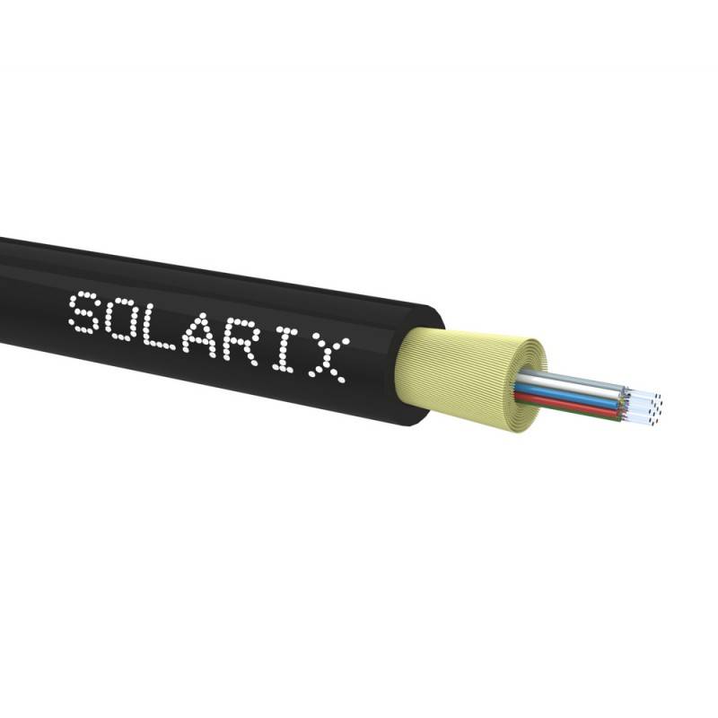 DROP1000 kabel Solarix 12vl 9/125 3,8mm, 100m
