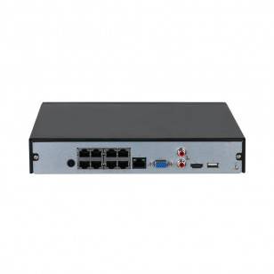 Rejestrator IP 8 kanałowy z wbudowanym switchem PoE, do 12Mpx