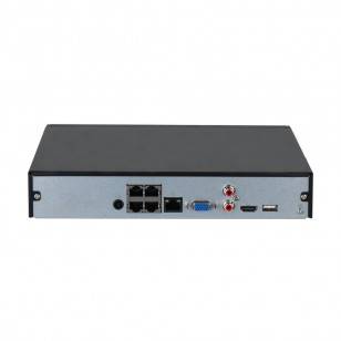 Rejestrator IP 4 kanałowy z wbudowanym switchem PoE, do 12Mpx