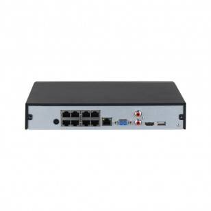 Rejestrator IP 8 kanałowy ze switchem 8xPoE 1U 1xHDD WizSense