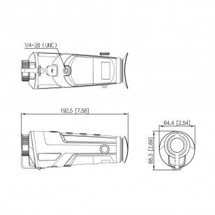 Monokularowa kamera termowizyjna Pixfra Ranger, 640x512p, 25mm, 1300m, WiFi