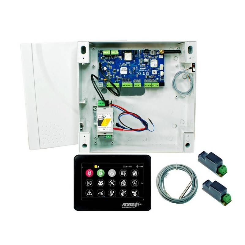 Zestaw system alarmowy NeoGSM z manipulatorem czarnym + automatyka domowa