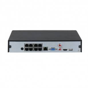 Rejestrator sieciowy 8 kanałowy 12Mpx 1U ze switchem 8xPoE
