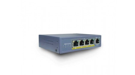 Switch GLS5004P - 4 porty POE Gigabit + 1 port uplink